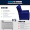 Flash Furniture Kids Recliner, 25" to 39" x 28", Upholstery Color: Blue BT-7950-KID-MIC-BLUE-GG - alternate 5